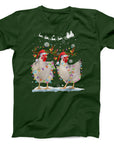 Festive Chicken Christmas T-Shirt