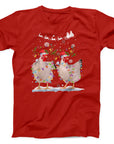 Festive Chicken Christmas T-Shirt