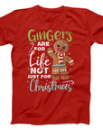 Gingerbread Themed Christmas T-Shirt | Fun Holiday Graphic Tee