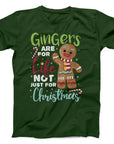 Gingerbread Themed Christmas T-Shirt | Fun Holiday Graphic Tee