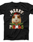 Merry Pigmas T-Shirt | Cute Christmas Guinea Pig Design Tee