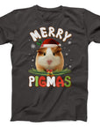 Merry Pigmas T-Shirt | Cute Christmas Guinea Pig Design Tee
