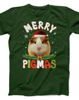 Merry Pigmas T-Shirt | Cute Christmas Guinea Pig Design Tee