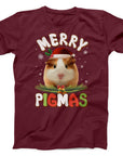 Merry Pigmas T-Shirt | Cute Christmas Guinea Pig Design Tee