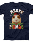 Merry Pigmas T-Shirt | Cute Christmas Guinea Pig Design Tee