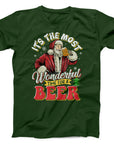 Santa Beer Christmas T-Shirt | Funny Festive Tee for Beer Lovers