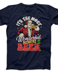 Santa Beer Christmas T-Shirt | Funny Festive Tee for Beer Lovers