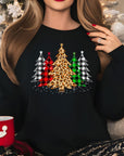 Leopard Print Christmas Tree Jumper | Trendy Festive Jumper