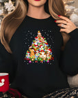 Cute Guinea Pig Christmas Tree Sweatshirt - Festive Jumper for Pet Lovers