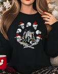 Skeleton Juggling Christmas Jumper | Quirky Festive Sweatshirt