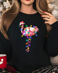 Flamingo Christmas Jumper | Fun Festive Sweatshirt