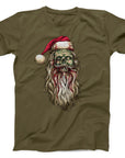 Zombie Santa Christmas T-Shirt | Gothic Horror Holiday Graphic Tee