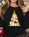 Christmas Cats Jumper | Cute Cat Tree Design