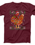 Christmas Chicken T-Shirt | Funny Festive Holiday Tee