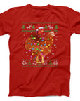 Christmas Chicken T-Shirt | Funny Festive Holiday Tee