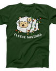 Fleece Navidad T-Shirt | Cute Christmas Sheep Design Tee