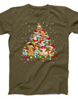 Guinea Pig Christmas Tree T-Shirt | Cute Holiday Pet Design Tee