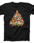 Guinea Pig Christmas Tree T-Shirt | Cute Holiday Pet Design Tee