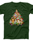 Guinea Pig Christmas Tree T-Shirt | Cute Holiday Pet Design Tee
