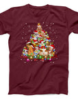 Guinea Pig Christmas Tree T-Shirt | Cute Holiday Pet Design Tee
