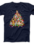 Guinea Pig Christmas Tree T-Shirt | Cute Holiday Pet Design Tee