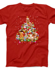 Guinea Pig Christmas Tree T-Shirt | Cute Holiday Pet Design Tee