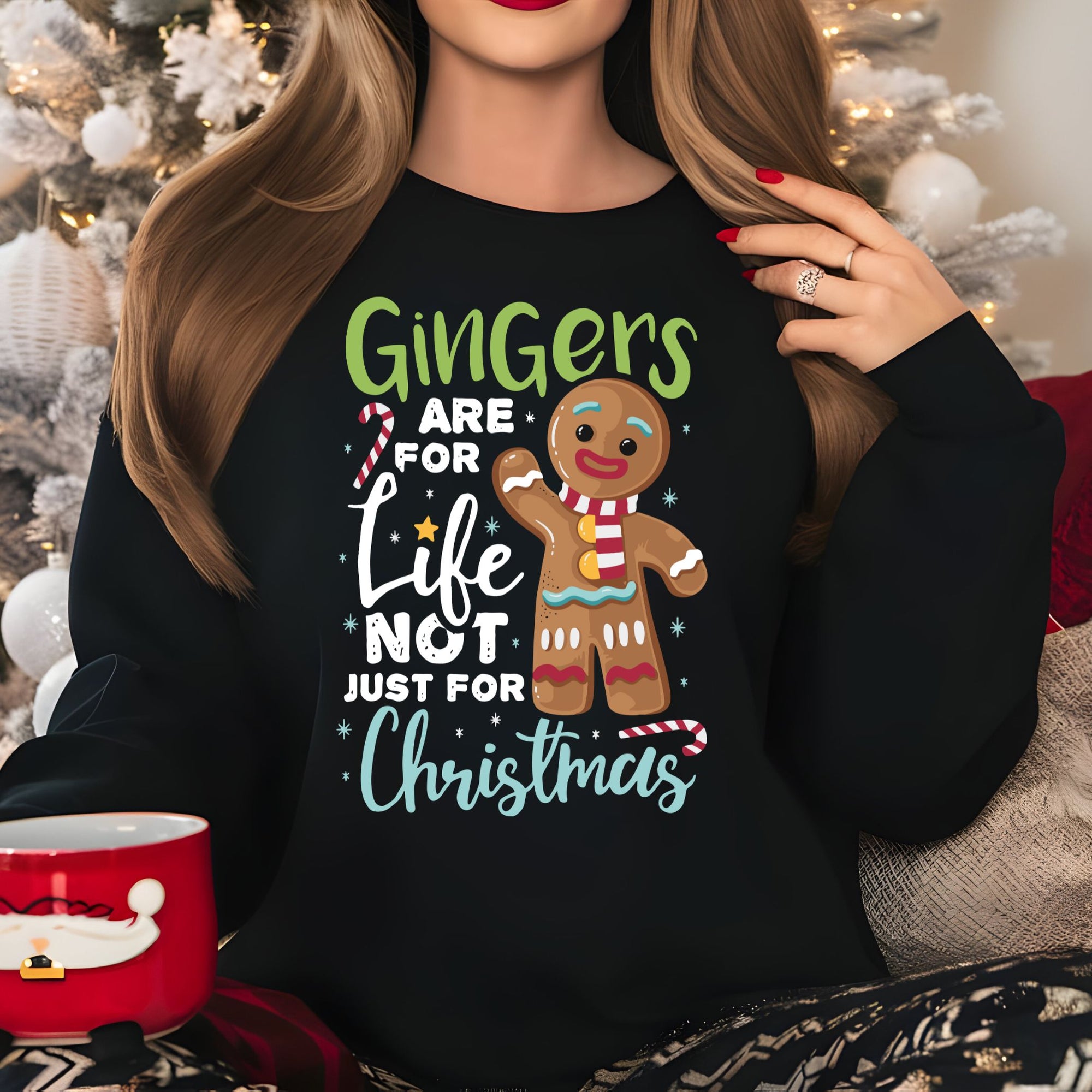 Gingers Are for Life Christmas Jumper | Gingerbread Man Design