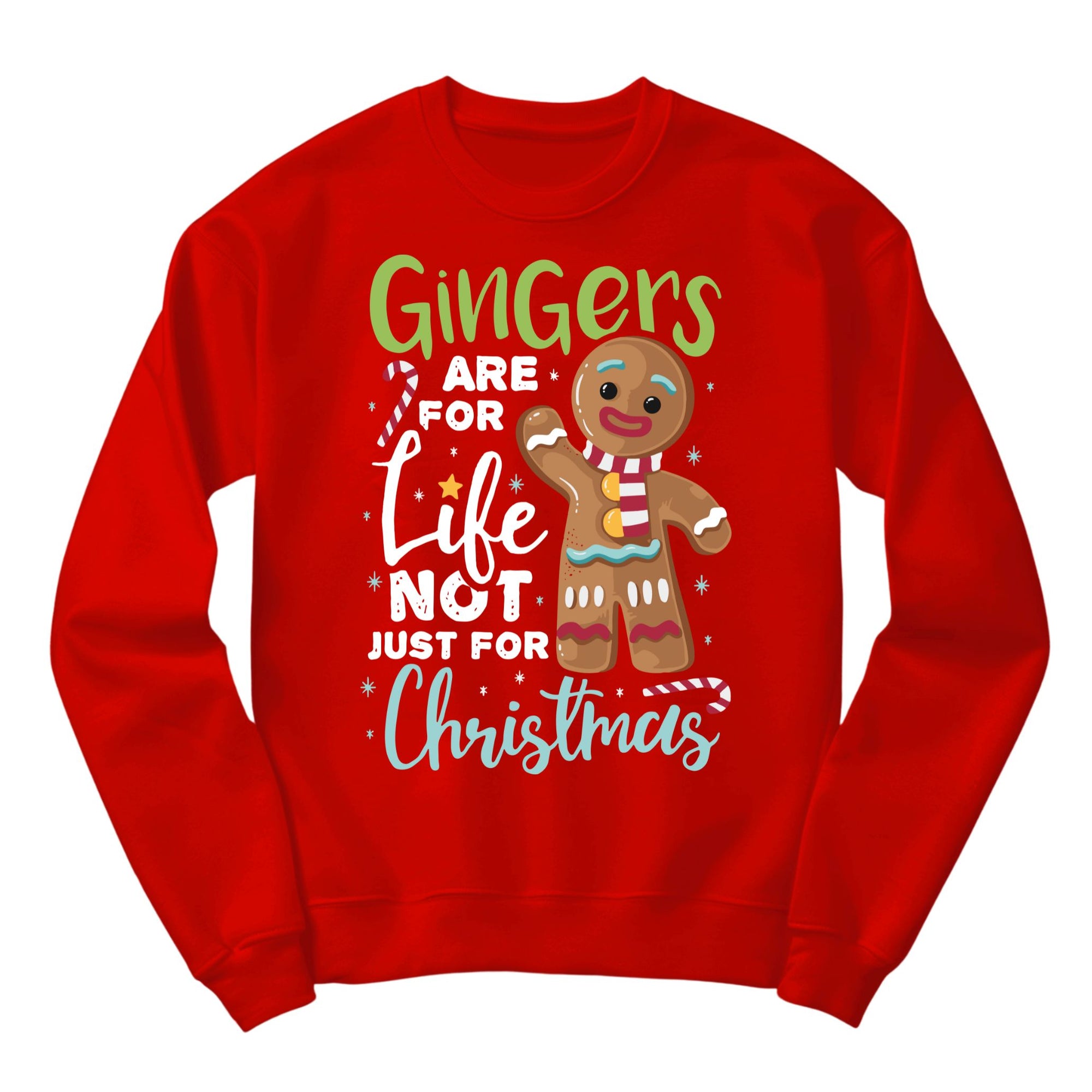 Gingers Are for Life Christmas Jumper | Gingerbread Man Design