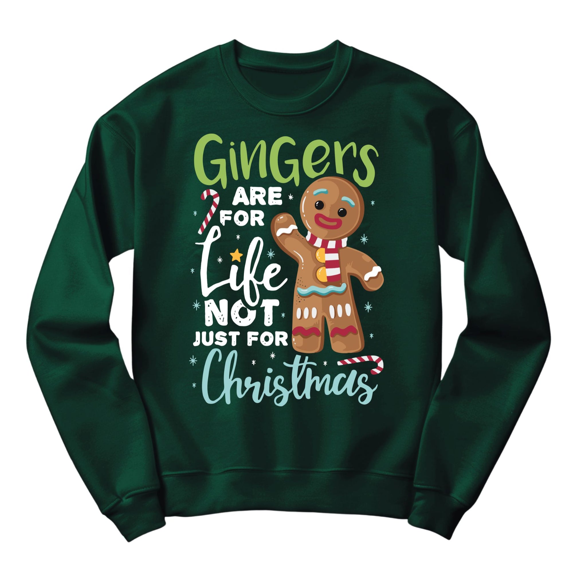Gingers Are for Life Christmas Jumper | Gingerbread Man Design