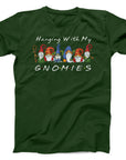 Hanging With My Gnomies T-Shirt | Funny Christmas Gnome Tee
