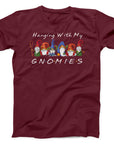 Hanging With My Gnomies T-Shirt | Funny Christmas Gnome Tee
