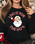 Funny Santa Christmas Jumper | "I Do It for the Ho's" Design
