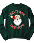 Funny Santa Christmas Jumper | "I Do It for the Ho's" Design