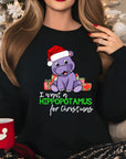 I Want a Hippopotamus for Christmas Jumper | Cute Hippo Design