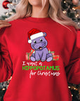 I Want a Hippopotamus for Christmas Jumper | Cute Hippo Design