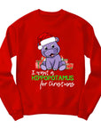 I Want a Hippopotamus for Christmas Jumper | Cute Hippo Design