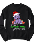 I Want a Hippopotamus for Christmas Jumper | Cute Hippo Design