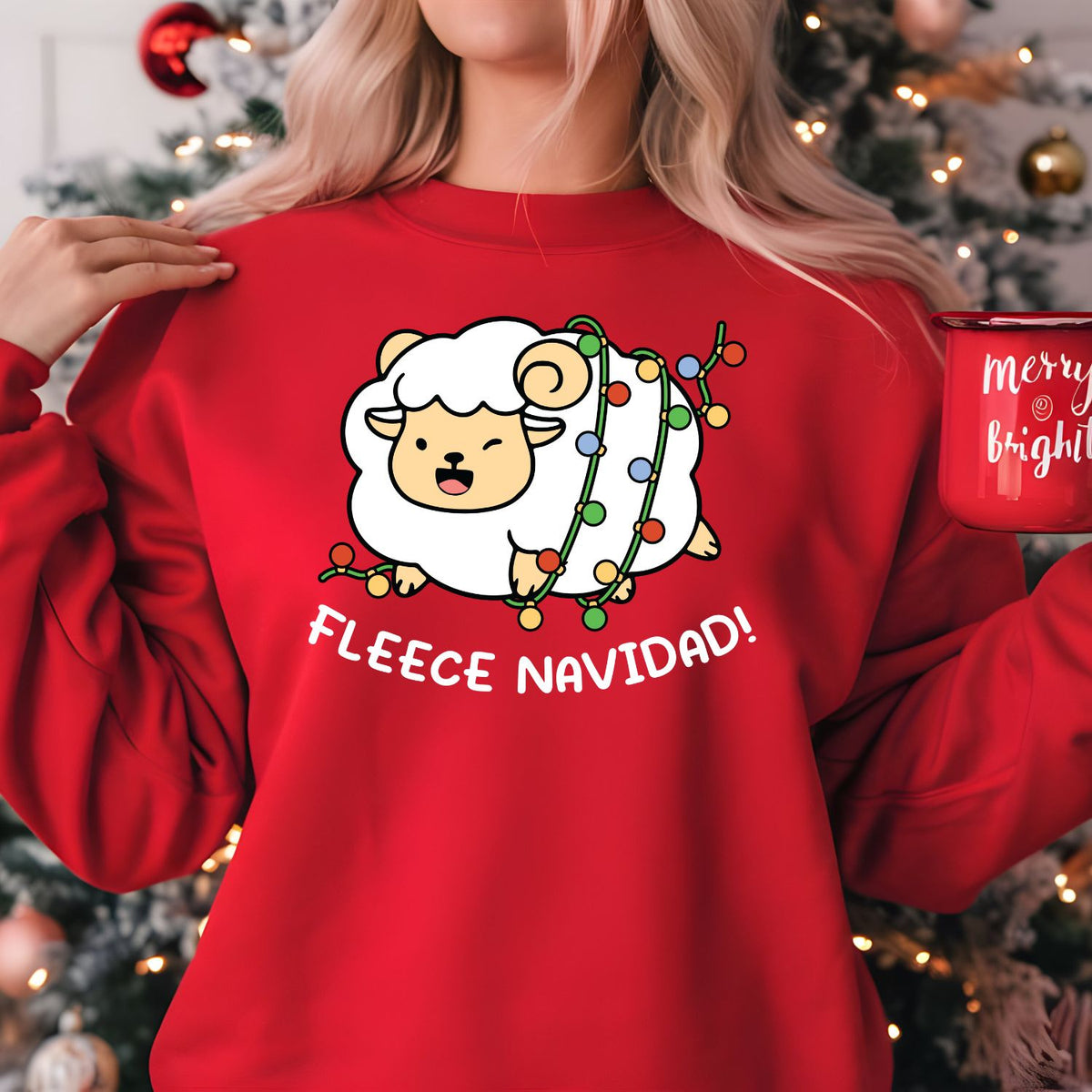 Fleece navidad sweater target best sale