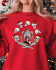 Skeleton Juggling Christmas Jumper | Quirky Festive Sweatshirt