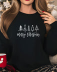 Minimalist Merry Christmas Jumper | Simple Christmas Tree Design