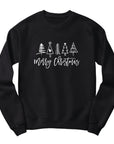 Minimalist Merry Christmas Jumper | Simple Christmas Tree Design