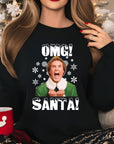 OMG Santa Christmas Jumper | Funny Elf Holiday Design