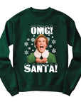 OMG Santa Christmas Jumper | Funny Elf Holiday Design