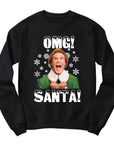 OMG Santa Christmas Jumper | Funny Elf Holiday Design