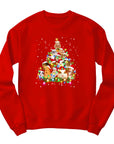 Cute Guinea Pig Christmas Tree Sweatshirt - Festive Jumper for Pet Lovers