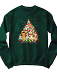 Cute Guinea Pig Christmas Tree Sweatshirt - Festive Jumper for Pet Lovers
