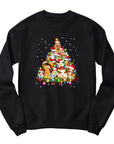 Cute Guinea Pig Christmas Tree Sweatshirt - Festive Jumper for Pet Lovers