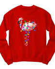Flamingo Christmas Jumper | Fun Festive Sweatshirt