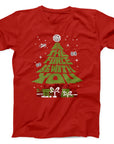 May the Force Be with You Christmas T-Shirt | Funny Sci-Fi Holiday Tee