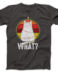 Grumpy Cat Wrapped in Lights Christmas T-Shirt | Funny Festive Cat Tee
